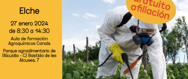 Curso presencial de renovación de manipuladores de pesticidas en Elxe