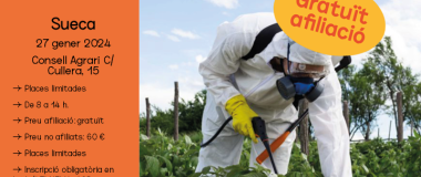 Curso de renovación de manipuladores de pesticidas en Sueca